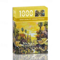 1000 Pieces Of Paper Oil Painting Puzzle Puzzle Puzzle Adult Stress Relief Toy Gift Flat PuzzleAdult Style