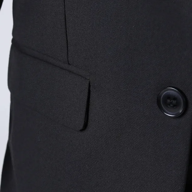 4 Pieces Ring Bearer Suit Boys Kids Suit & Blazer Blazer & Vest & Pants & Shirt & Tie Formal Set Clothing Set Party Special Occasion Birthday Fashion Gentle Solid Color Black Dusty Blue Spandex