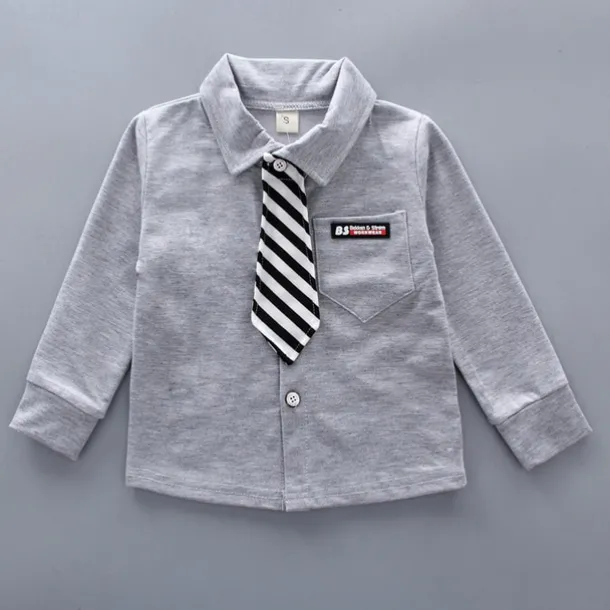 2 Pieces Ring Bearer Suit Boys Kids Shirt & Pants Clothing Set Outdoor Vacation Casual Fashion Casual Plaid Stripe White Gray Cotton