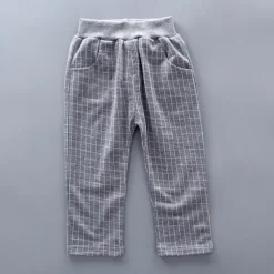 2 Pieces Ring Bearer Suit Boys Kids Shirt & Pants Clothing Set Outdoor Vacation Casual Fashion Casual Plaid Stripe White Gray Cotton