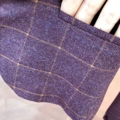 3 Pieces Ring Bearer Suit Boys Kids Suit Formal Suit Suit & Blazer Clothing Set Anniversary Party Street Cool Formal Plaid Navy Blue Purple Gray Cotton