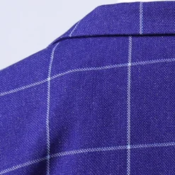 3 Pieces Ring Bearer Suit Boys Kids Toddler Suit Formal Suit Suit & Blazer Pants Set Formal Set Party Special Occasion Vintage Fashion Formal Plaid Bow Red Blue Gray Cotton