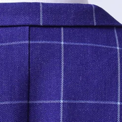 3 Pieces Ring Bearer Suit Boys Kids Toddler Suit Formal Suit Suit & Blazer Pants Set Formal Set Party Special Occasion Vintage Fashion Formal Plaid Bow Red Blue Gray Cotton