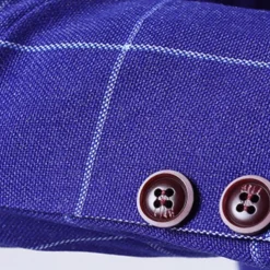 3 Pieces Ring Bearer Suit Boys Kids Toddler Suit Formal Suit Suit & Blazer Pants Set Formal Set Party Special Occasion Vintage Fashion Formal Plaid Bow Red Blue Gray Cotton