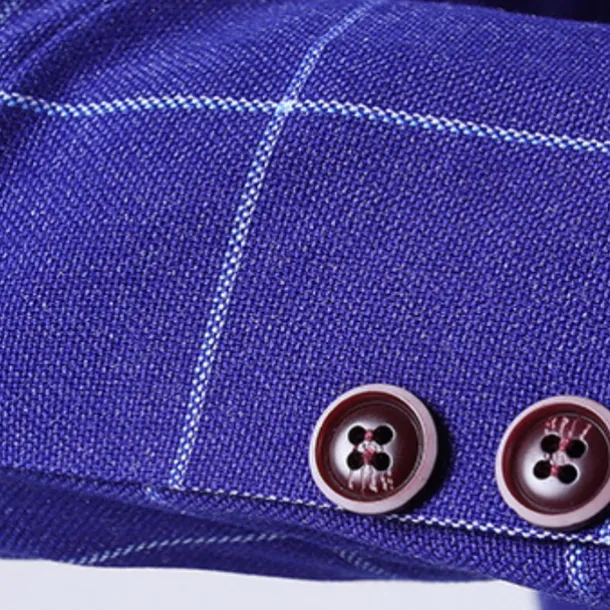 3 Pieces Ring Bearer Suit Boys Kids Toddler Suit Formal Suit Suit & Blazer Pants Set Formal Set Party Special Occasion Vintage Fashion Formal Plaid Bow Red Blue Gray Cotton