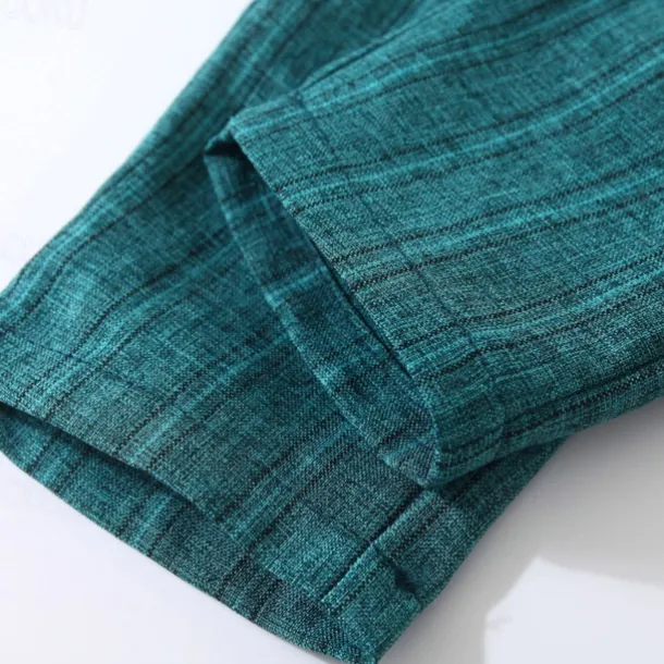 3 Pieces Ring Bearer Suit Boys Kids Suit Formal Suit Shirt & Pants Tank & Pants Clothing Set School Formal Vacation Fashion Basic Formal Stripe Patchwork Blue Khaki Gray Cotton