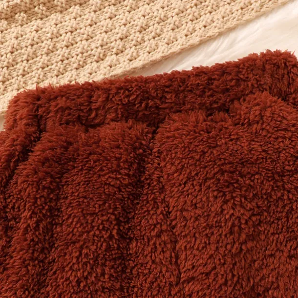 2 Pieces Toddler Boys Hoodie & Sweatpants Set Outfit Letter Long Sleeve Patchwork Set School Fashion Daily Fall Winter 4-7 Years Brown