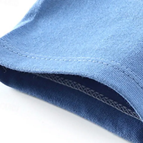 2 Pieces Toddler Boys T-shirt & Shorts Outfit Cartoon Bear Stripe Short Sleeve Cotton Set Outdoor Fashion Daily Summer Spring 3-7 Years B73 B55 B64