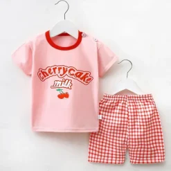 2 Pieces Toddler Boys' T-shirt & Shorts Outfit Cartoon Short Sleeve Cotton Set School Adorable Daily Summer Spring 3-7 Years B60 B73 B52