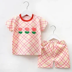 2 Pieces Toddler Boys' T-shirt & Shorts Outfit Cartoon Short Sleeve Cotton Set School Adorable Daily Summer Spring 3-7 Years B60 B73 B52