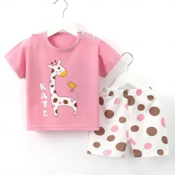 2 Pieces Toddler Boys' T-shirt & Shorts Outfit Cartoon Short Sleeve Cotton Set School Adorable Daily Summer Spring 3-7 Years B60 B73 B52