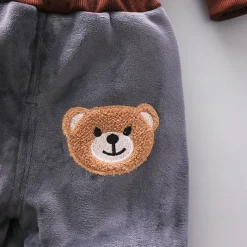 3 Pieces Toddler Girls' Graphic Zipper Pants Suit Set Long Sleeve Active Formal Cotton 3-7 Years Spring Pink Light Brown Khaki