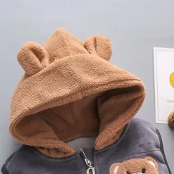 3 Pieces Toddler Girls' Graphic Zipper Pants Suit Set Long Sleeve Active Formal Cotton 3-7 Years Spring Pink Light Brown Khaki