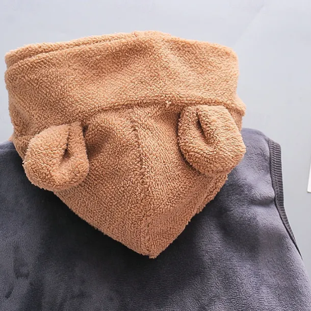 3 Pieces Toddler Girls' Graphic Zipper Pants Suit Set Long Sleeve Active Formal Cotton 3-7 Years Spring Pink Light Brown Khaki