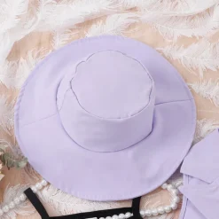 3 Pieces Toddler Girls' Solid Color Dress Set Set Sleeveless Active School 3-7 Years Spring Black Pink Blue