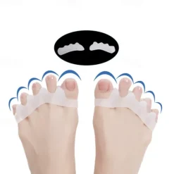 9 Piecse Soft Silicone Gel Toe Separator Hallux Valgus Bunion Spacers 0verlapping Toes Corrector Bunion Corrector Orthotics Pain Relief Foot Care