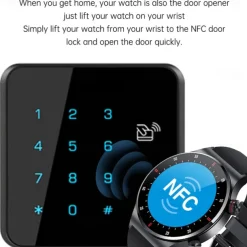 696 QW33 Smart Watch Fitness Tracker ECG PPG Bluetooth Call Reminder Android iOS IP67 46mm 1.28