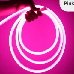 360 Round Neon Led Light Strip 220V-240V Tube Flexible Rope Lights Waterproof Holiday Home Decoration for Indoors Outdoors DIY Decor