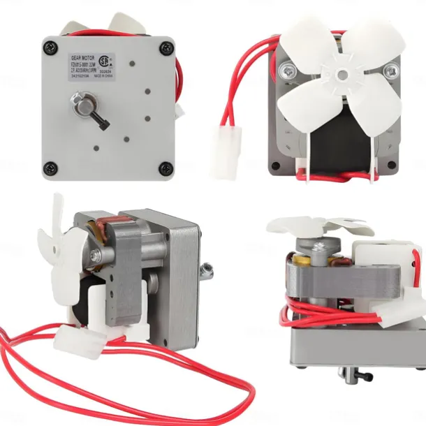 1.6/2.0 RPM Auger Motor Replacement Parts, Compatible with Traeger, Pit Boss, and Camp Chef, Wood Pellet Grill Smokers, Universal Barbecue Auger Motor Replacement 120V 60Hz 2 Pole