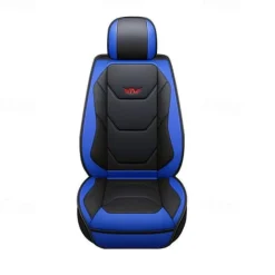 5 Seat Full Set Luxury Universal 5D PU Leather Front Car Seat Cover, Waterproof, Breathable Seat Protector Mat