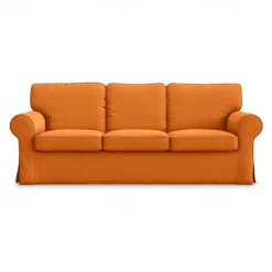 3 Seat Sofa Cover, 100 Cotton Couch Cover with 3 Cushion Cover and 3 Backrest Cover, Slipcover Washable Furniture Protector LITB PRIME cover Ektcover