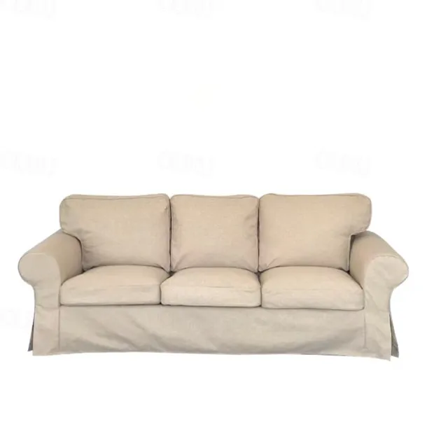 3 Seat Sofa Cover Couch Cover with 3 Cushion Cover and 3 Backrest Cover, Burgundy Red Slipcover Washable Furniture Protector LITB PRIME cover Ektcover