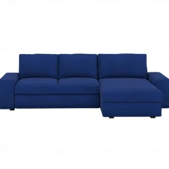 3 Seater 4 Seater Sofa Cover L Shaped with Armrests Solid Color Quilted Polyester Slipcovers KIVcover LITB PRIME cover