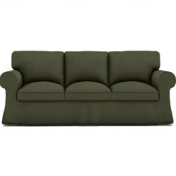 3 Seater Sofa Cover, Cotton Couch Cover with 3 Cushion Cover and 3 Backrest Cover For Ektorp Slipcover Washable Furniture Protector LITB PRIME cover Ektcover