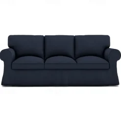 3 Seater Sofa Cover, Cotton Couch Cover with 3 Cushion Cover and 3 Backrest Cover For Ektorp Slipcover Washable Furniture Protector LITB PRIME cover Ektcover