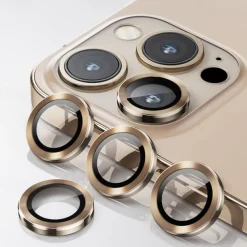 1 Set Camera Lens Protector For Apple iPhone 16 iPhone 15 Pro Max Plus iPhone 14 Pro Max iPhone 13 iPhone 12 Aluminum alloy Anti-Fingerprint Diamond Glitter Shine Scratch Proof