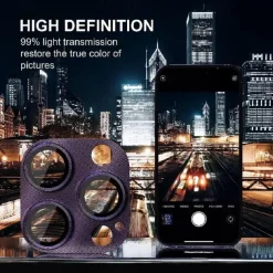 1 Set Camera Lens Protector For Apple iPhone 16 15 14 Pro Max Plus iPhone 16 iPhone 15 Pro Max Plus Tempered Glass 9H Hardness