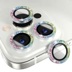 1 Set Camera Lens Protector For Apple iPhone 16 iPhone 15 Pro Max Plus iPhone 14 13 12 11 Pro Max Plus Mini SE Aluminum alloy 9H Hardness Anti-Fingerprint Diamond Scratch Proof
