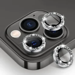 1 Set Camera Lens Protector For Apple iPhone 16 iPhone 15 Pro Max Plus iPhone 14 13 12 11 Pro Max Mini SE X XR XS Max 8 7 Plus Tempered Glass 9H Hardness Anti-Fingerprint High Definition Diamond