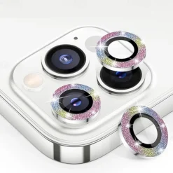 1 Set Camera Lens Protector For Apple iPhone 16 iPhone 15 Pro Max Plus iPhone 14 13 12 11 Pro Max Mini SE X XR XS Max 8 7 Plus Tempered Glass 9H Hardness Anti-Fingerprint High Definition Diamond