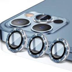 1 Set Camera Lens Protector For Apple iPhone 16 iPhone 15 Pro Max Plus iPhone 14 13 12 11 Pro Max Mini SE X XR XS Max 8 7 Plus Tempered Glass 9H Hardness Anti-Fingerprint High Definition Diamond