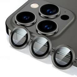 1 Set Camera Lens Protector For Apple iPhone 16 iPhone 15 Pro Max Plus iPhone 14 13 12 11 Pro Max Mini SE X XR XS Max 8 7 Plus Tempered Glass 9H Hardness Anti-Fingerprint High Definition Diamond