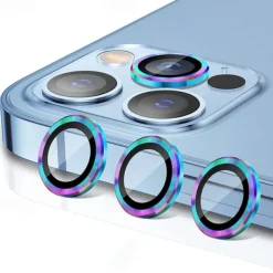 1 Set Camera Lens Protector For Apple iPhone 16 iPhone 15 Pro Max Plus iPhone 14 13 12 11 Pro Max Mini SE X XR XS Max 8 7 Plus Tempered Glass 9H Hardness Anti-Fingerprint High Definition Diamond