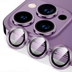 1 Set Camera Lens Protector For Apple iPhone 16 iPhone 15 Pro Max Plus iPhone 14 13 12 11 Pro Max Mini SE X XR XS Max 8 7 Plus Tempered Glass 9H Hardness Anti-Fingerprint High Definition Diamond