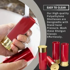 1 set Funny Bullet Shaped Cup Whiskey Shot Glass for Men, Dad, Grandpa, and Husband - Perfect Bar and Party Supplies