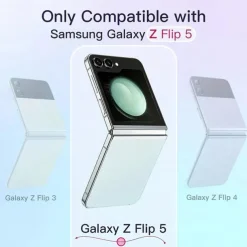1 Set Screen Protector Back Screen Protector For Samsung Galaxy Z Flip 7 Z Flip 6 Z Flip 5 Tempered Glass TPU Hydrogel TPU 9H Hardness Anti Bubbles Anti-Fingerprint High Definition Ultra Thin