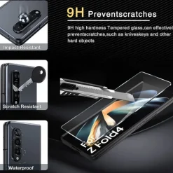 3 Sets Screen Protector + Camera Lens Protector For Samsung Galaxy Z Fold 7 Z Fold 6 Z Fold 5 Z Fold 4 Z Fold 3 TPU Hydrogel 9H Hardness Self-healing Anti-Fingerprint High Definition 3D Touch