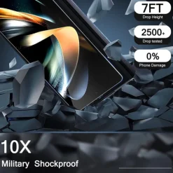 3 Sets Screen Protector + Camera Lens Protector For Samsung Galaxy Z Fold 7 Z Fold 6 Z Fold 5 Z Fold 4 Z Fold 3 TPU Hydrogel 9H Hardness Self-healing Anti-Fingerprint High Definition 3D Touch