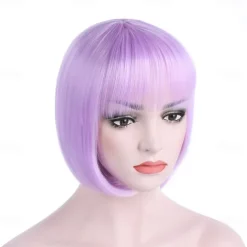 10 Short Straight Hair Flapper Cosplay Costume Bob Wig Halloween Wig St.Patrick's Day Wigs