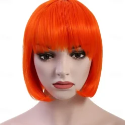 10 Short Straight Hair Flapper Cosplay Costume Bob Wig Halloween Wig St.Patrick's Day Wigs
