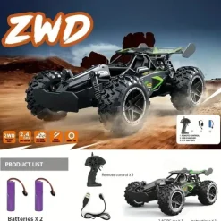 118 Small High-speed Off-road 2.4 G Remote Control Car Drifting 15KM/H Adapted To The Anti-collision Setting Of The Various Sections Of The Road Rubber Large Tire