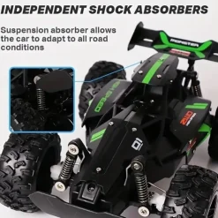 118 Small High-speed Off-road 2.4 G Remote Control Car Drifting 15KM/H Adapted To The Anti-collision Setting Of The Various Sections Of The Road Rubber Large Tire