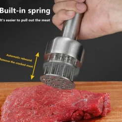 304 Stainless Steel Loose Meat Needle Meat Tenderizer Household Quick Insert Beef Artifact Loose Meat Hammer Steak Kitchen Tool