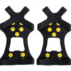 10 Studs Anti-Skid Shoe Cover Snow Road Wear-resistant Snow Claw Shoes Ice Climbing Shoe Spikes Grip Crampons Cleats Overshoes