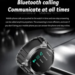 696 T99 Smart Watch 1.8 inch Smart Band Fitness Bracelet Bluetooth Pedometer Call Reminder Sleep Tracker Compatible with Android iOS Men Hands-Free Calls Message Reminder Custom Watch Face IP 67 57mm