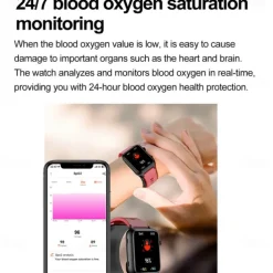 696 TK63 Smart Watch 1.91 inch Smartwatch Fitness Running Watch Bluetooth ECG+PPG Temperature Monitoring Pedometer Compatible with Android iOS Men Hands-Free Calls Message Reminder Custom Watch Face